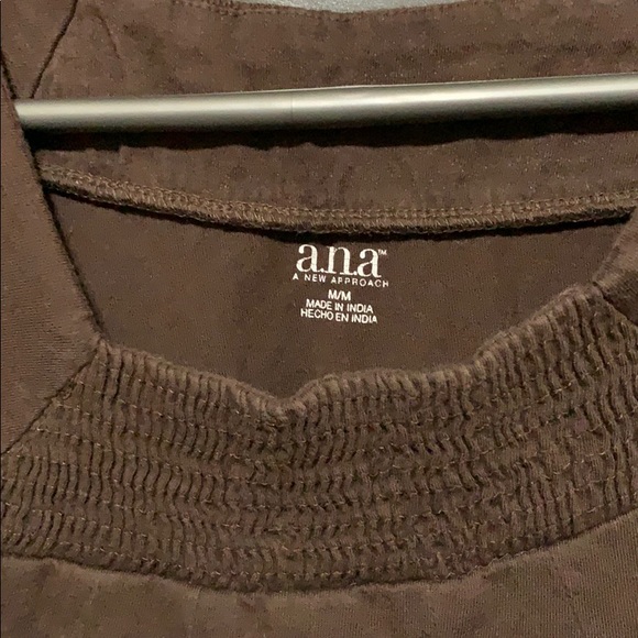 ANA Brown tapered top - Picture 4 of 5